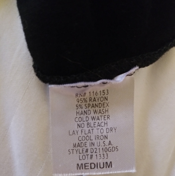 Womens Nine 1 Eight Black Open Shoulder Dress, Size Medium - Picture 12 of 12